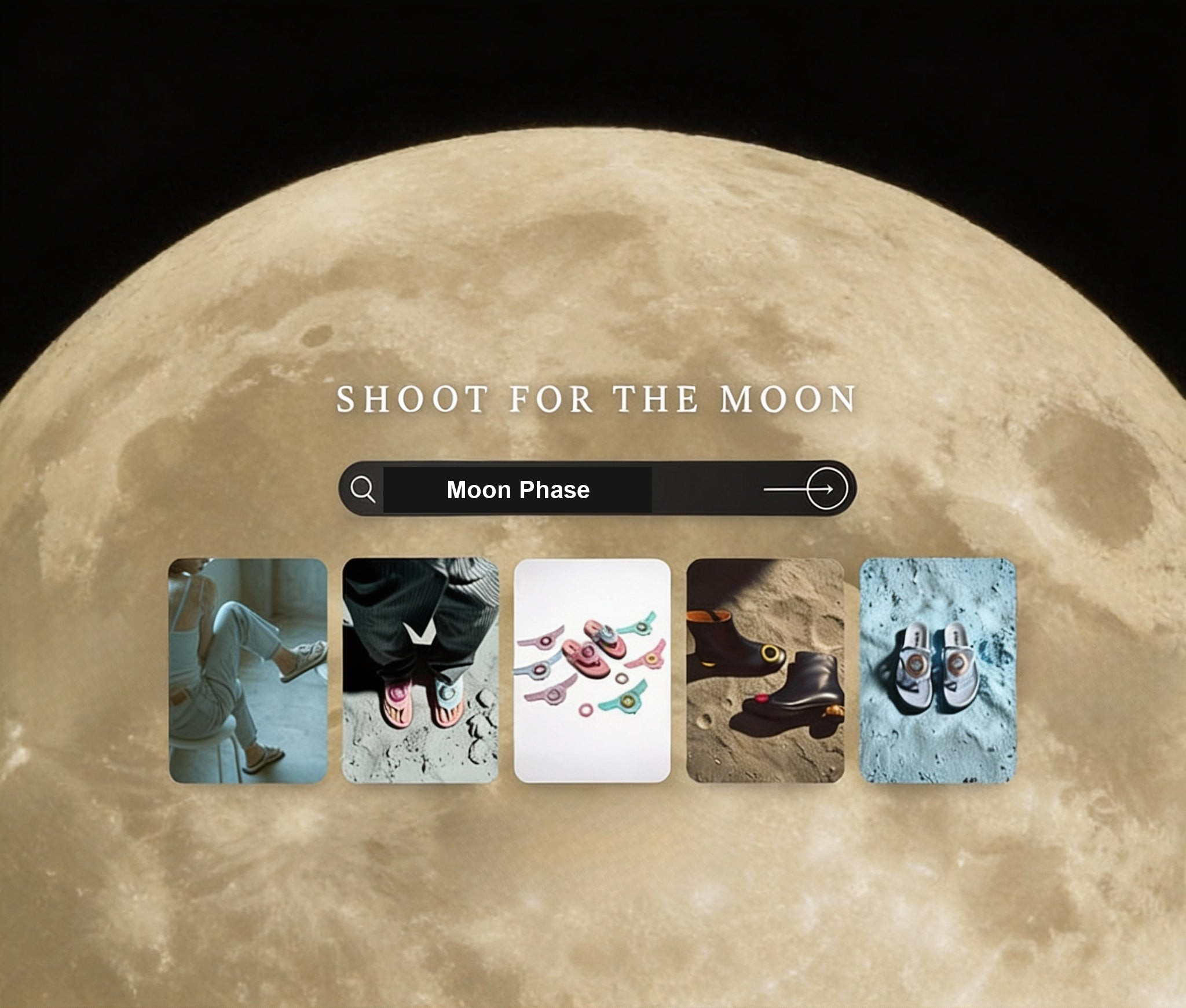 Moon Phase slideshow mobile English