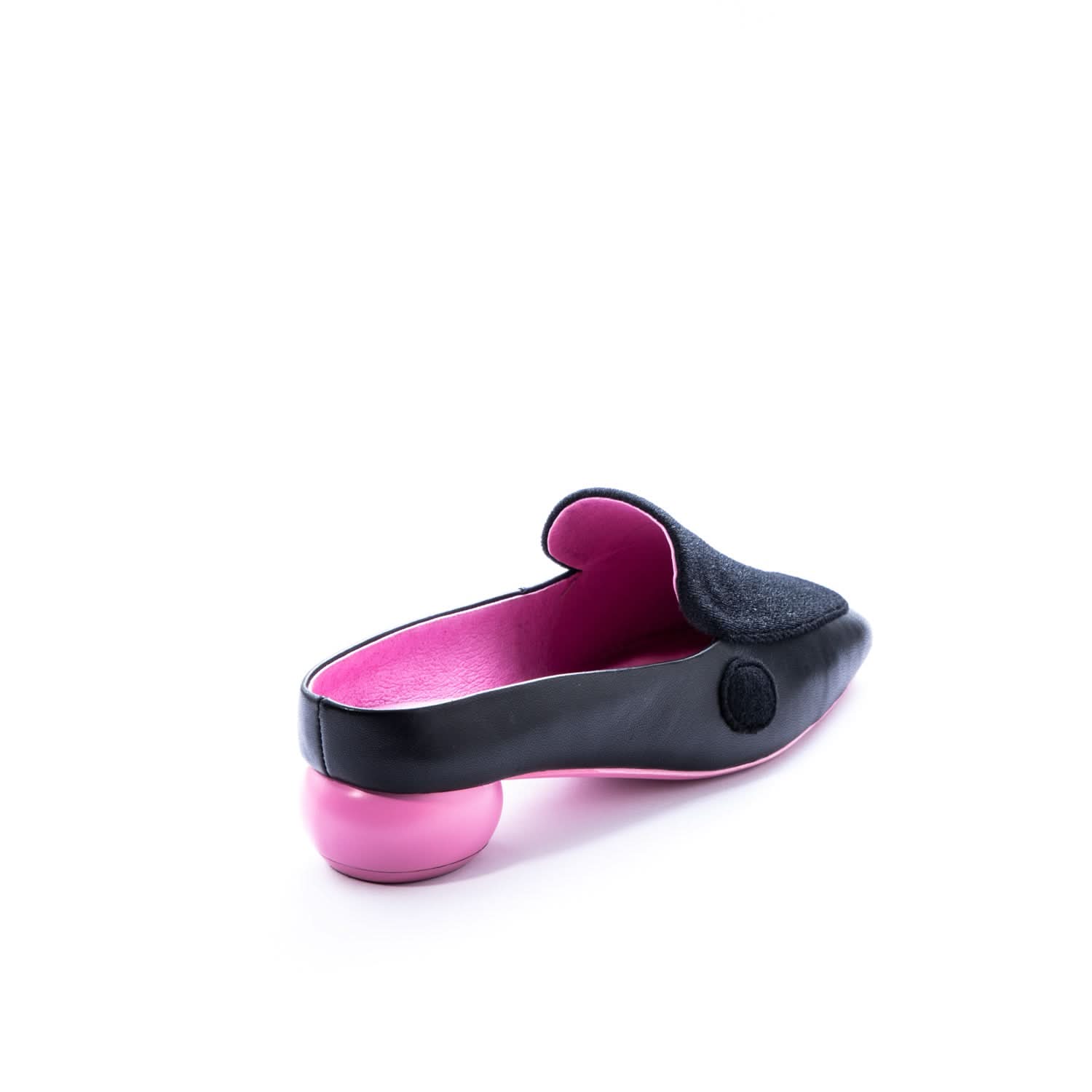 Mule Pink: Genuine Leather Mule Pink