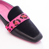 鞋飾帶：Jungle 3_粉豹(1對)